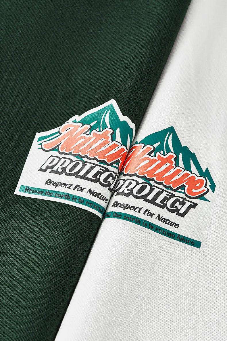 2025SS山系厚板印花短袖T-SHIRT(2色)