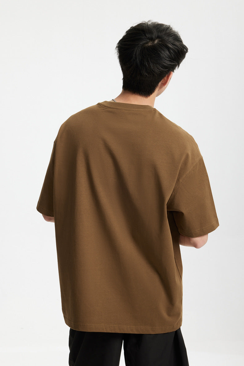 265G重磅魚骨發泡印花短袖T-SHIRT(2色)