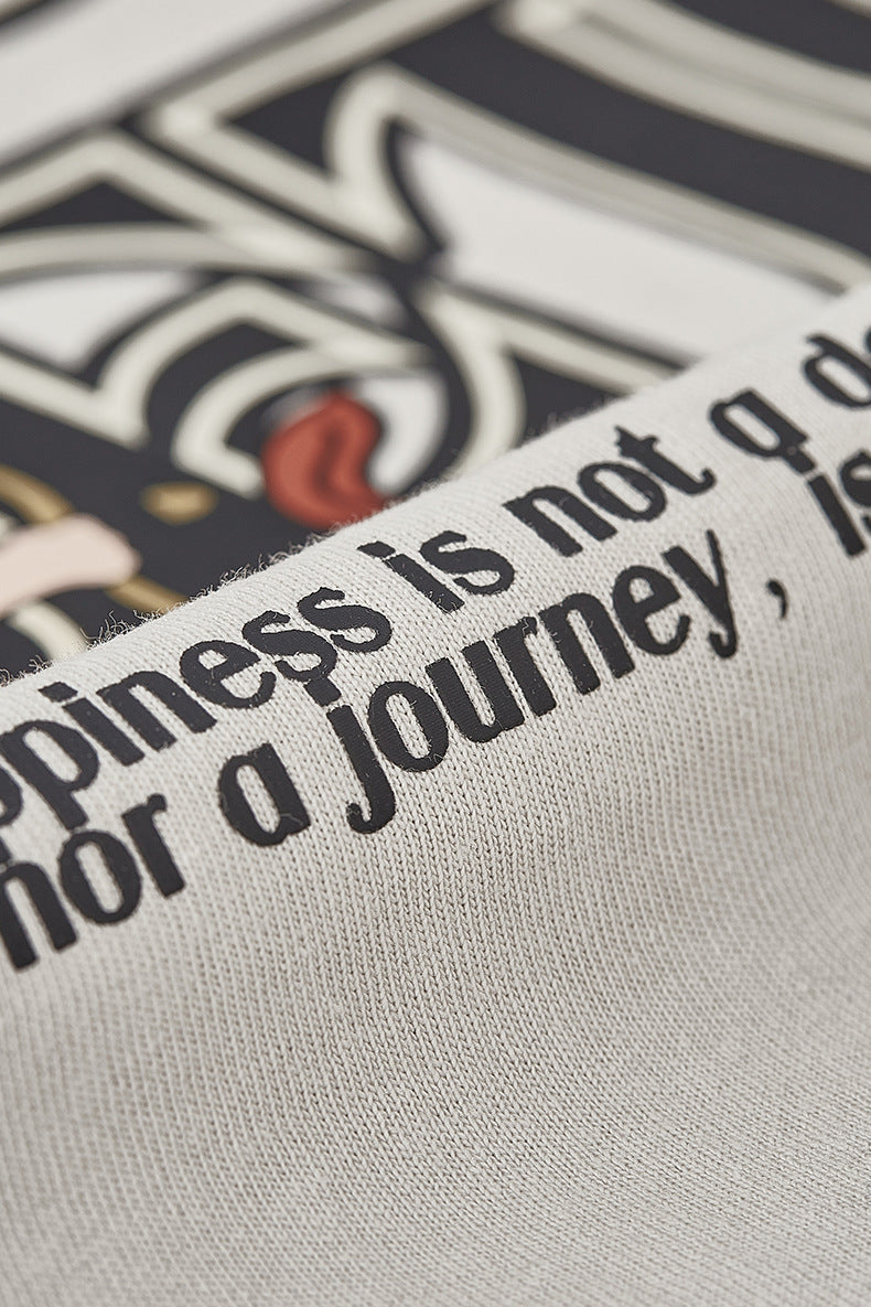 邱比特印花短袖T-SHIRT(2色)