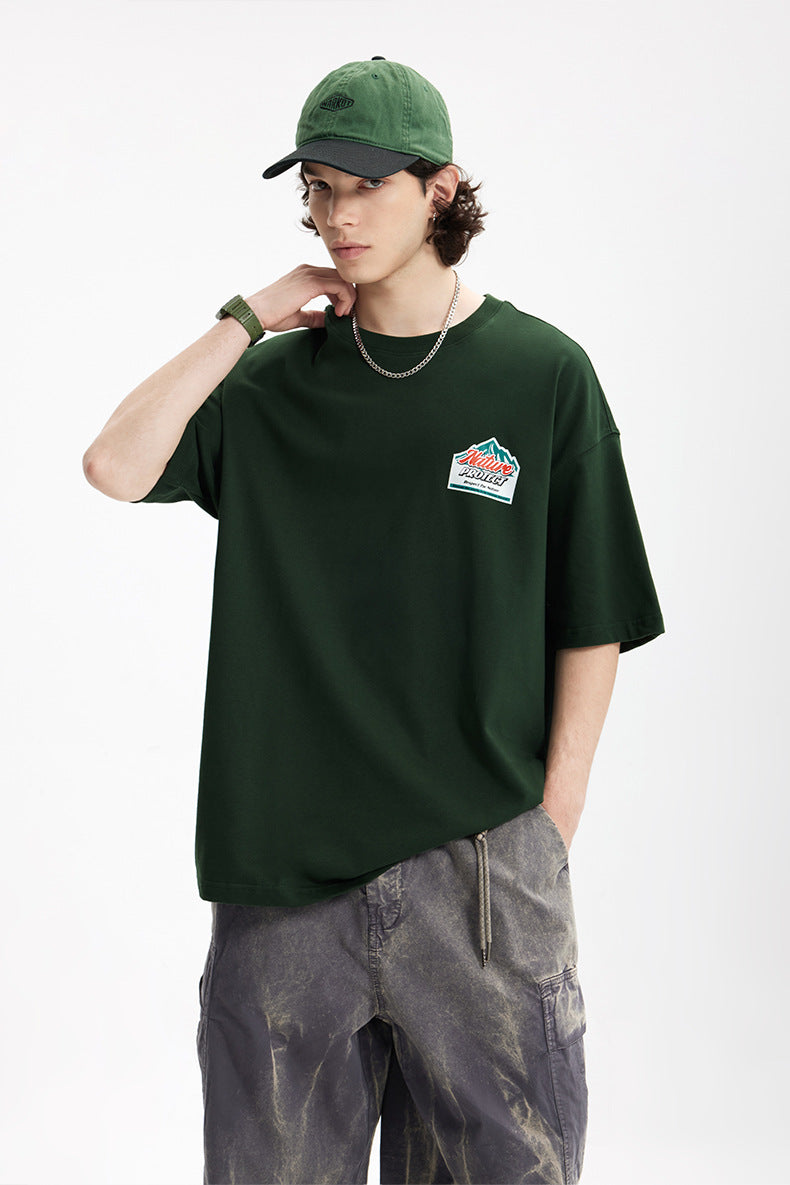 2025SS山系厚板印花短袖T-SHIRT(2色)