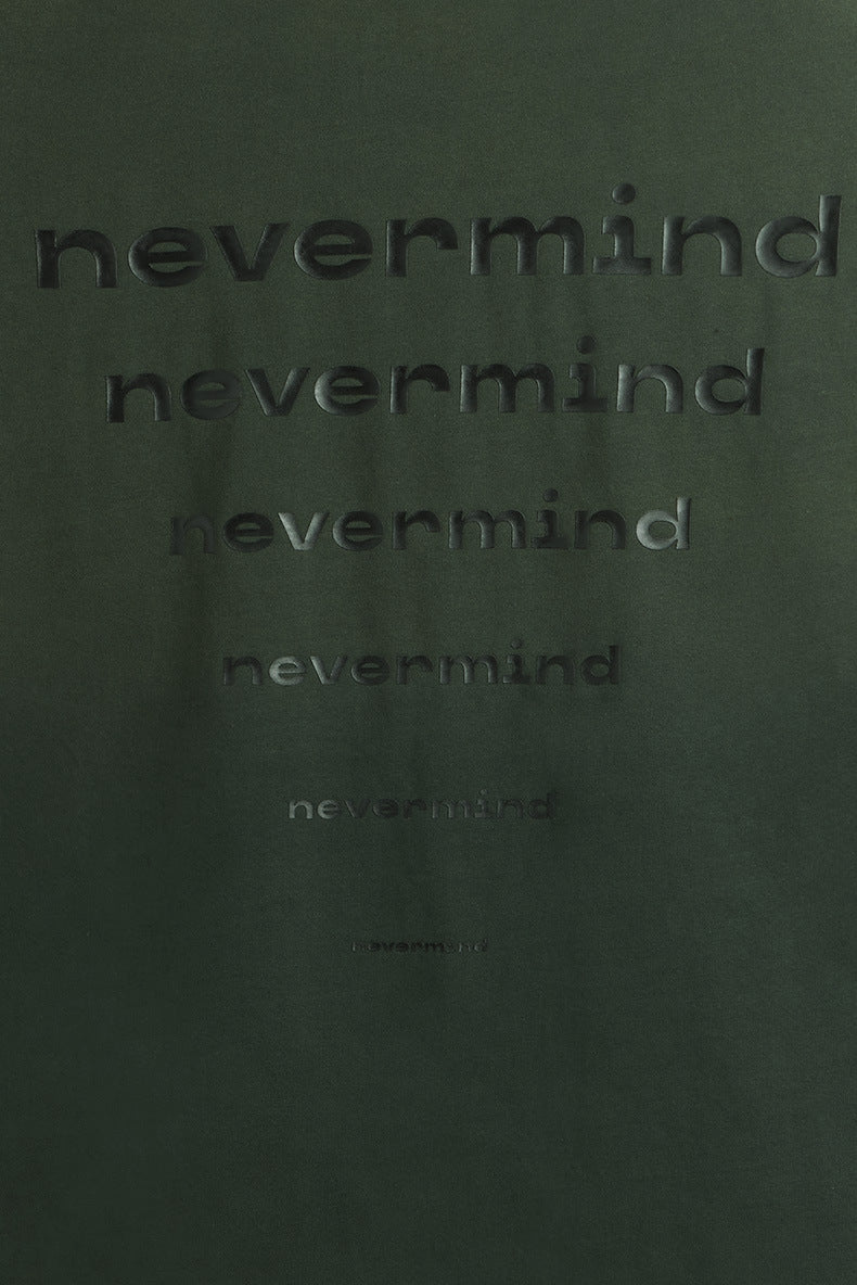 NEVERMIND 漸變水洗做舊短袖T-Shirt(2色)