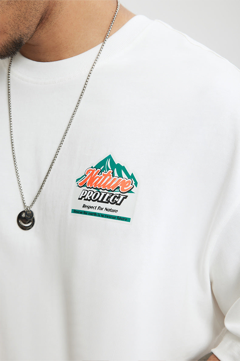 2025SS山系厚板印花短袖T-SHIRT(2色)