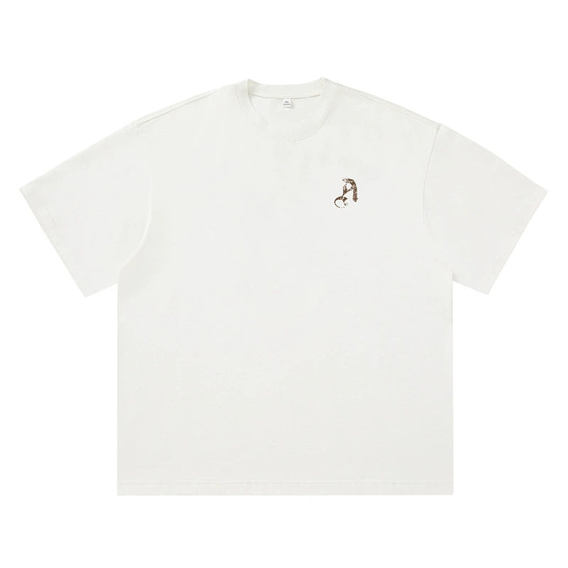 哥德字母印花短袖T-Shirt(3色)