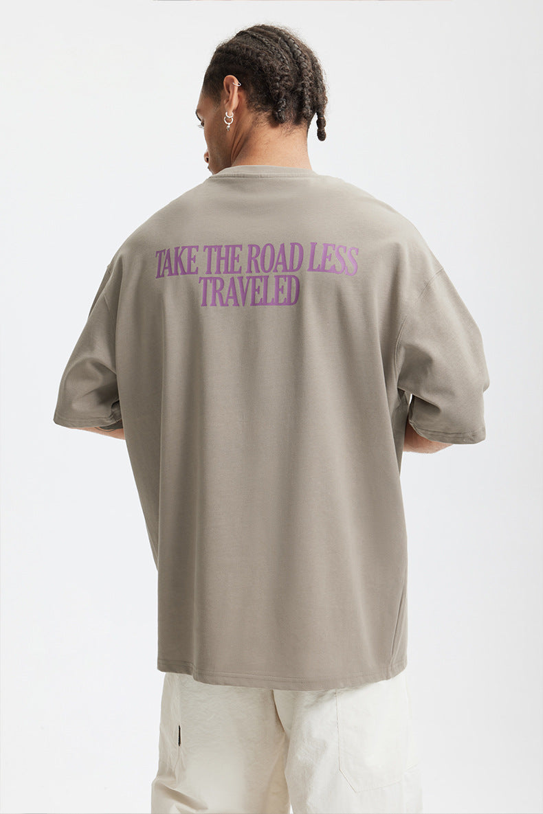 摩托小熊發泡印花短袖T-SHIRT(2色)