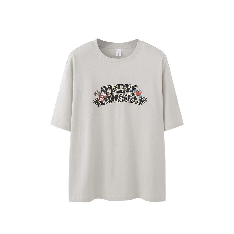 邱比特印花短袖T-SHIRT(2色)