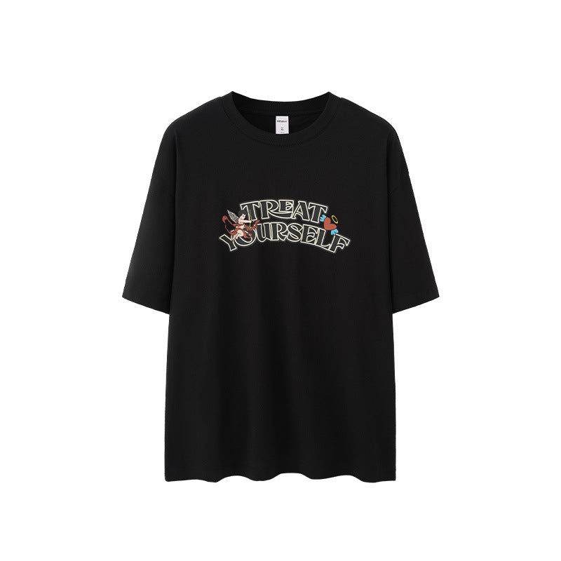 邱比特印花短袖T-SHIRT(2色)