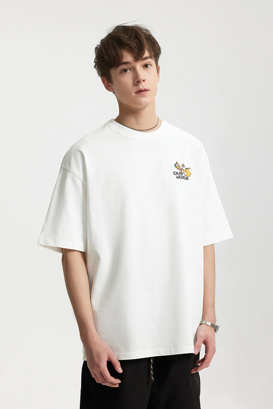 户外露營印花短袖T-SHIRT(2色)