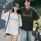 手繪字母印花短袖T-Shirt(2色)