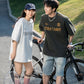 手繪字母印花短袖T-Shirt(2色)